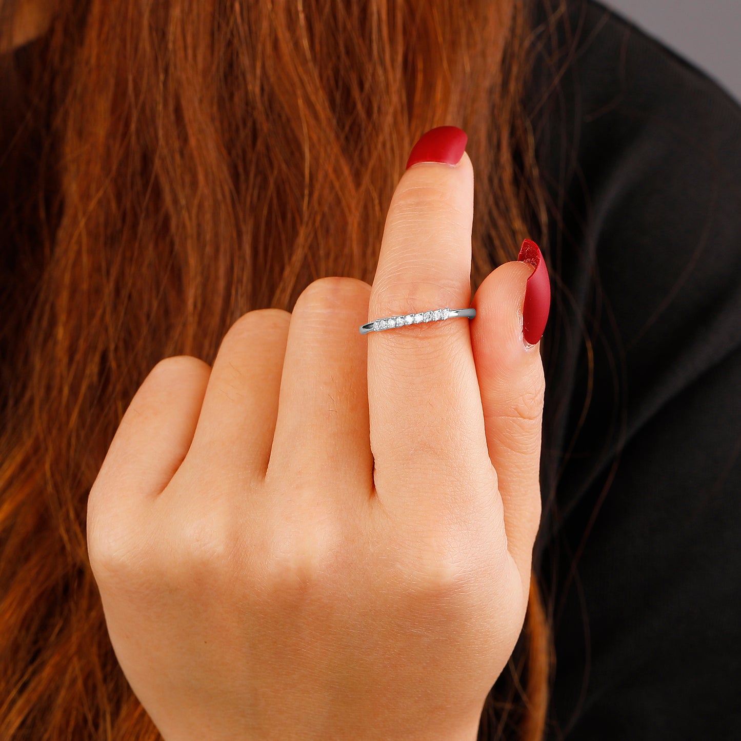 Beautiful Round Cut Anniversary Wedding Ring In 925 Sterling Siliver