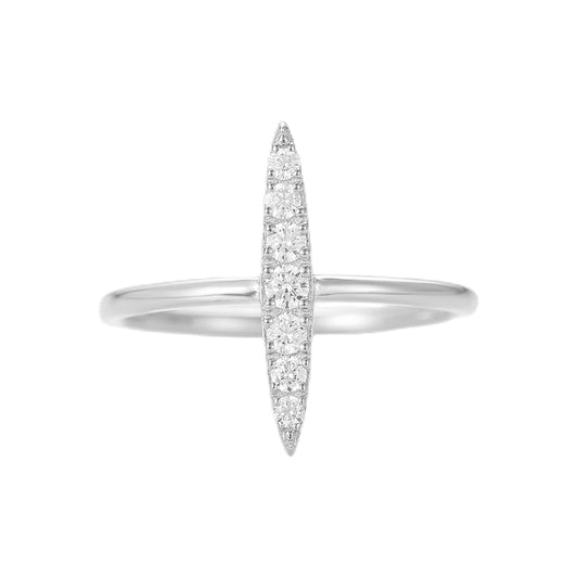 Unique Design 0.045 Carat Round Cut Moissanite Halo Wedding Ring In 925 Sterling silver